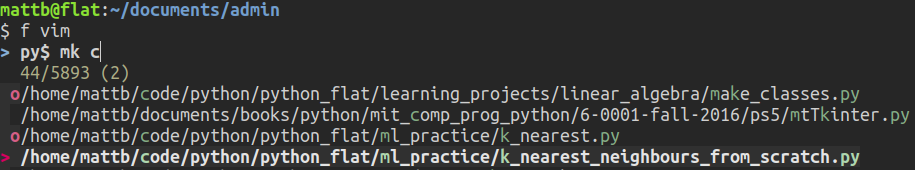 Loading multiple files in vim